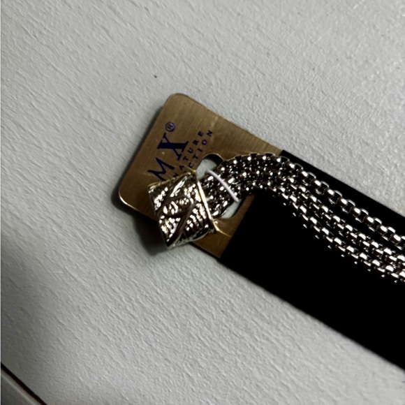 Square CZ Two-Tone Magnetic Bracelet - Picture 5 of 6